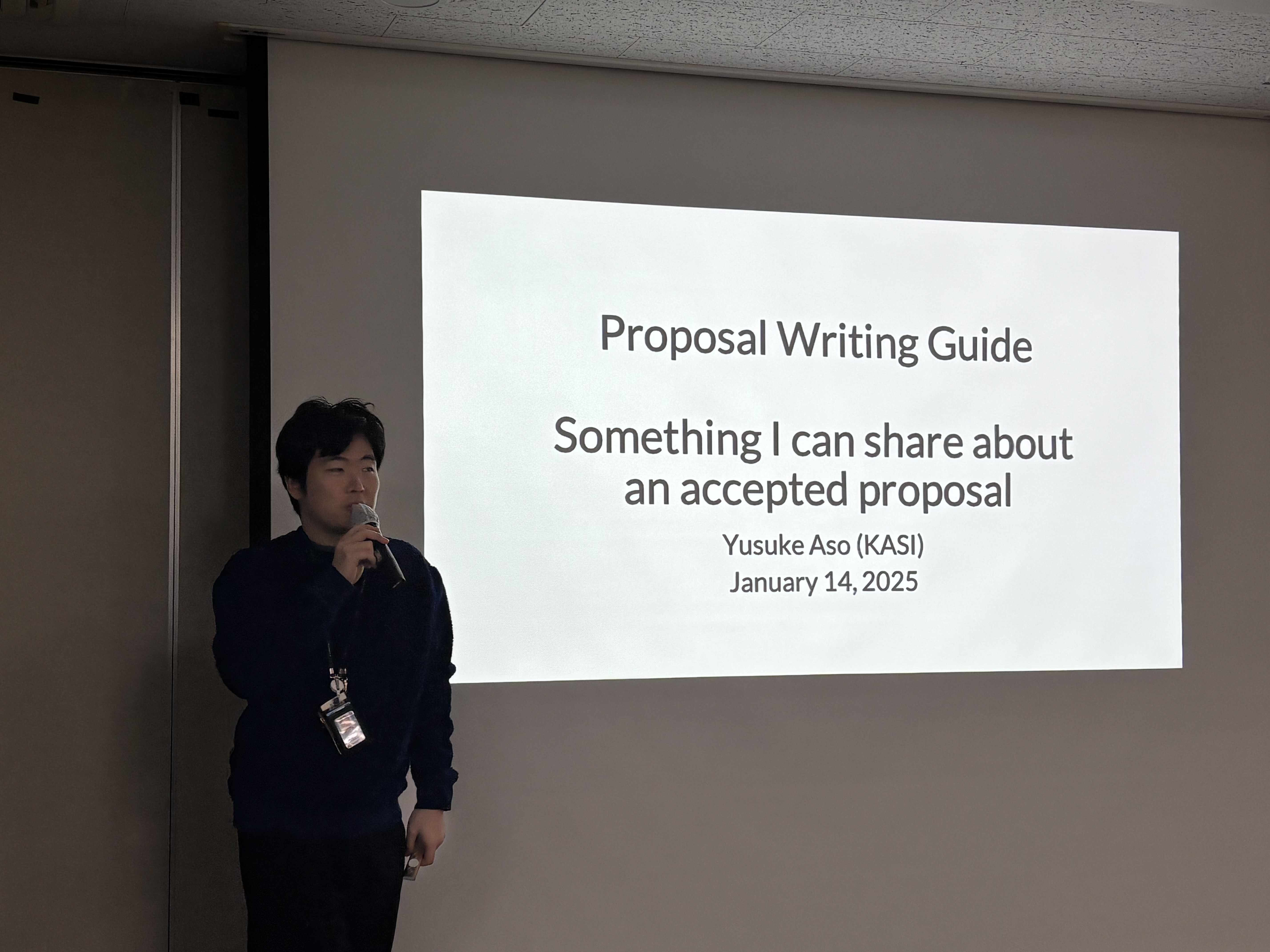 Tips for proposal writing - Dr. Yusuke Aso